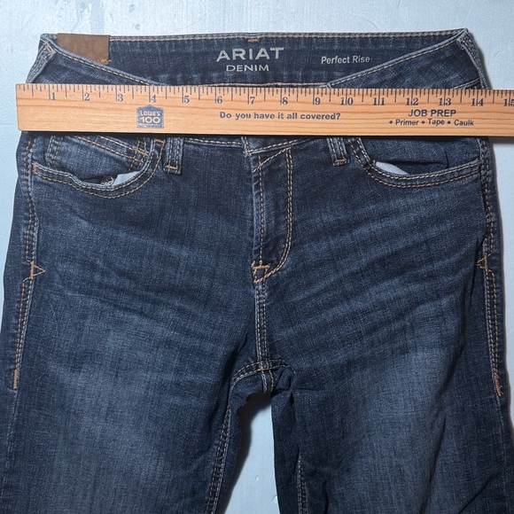ARIAT Jeans Women's 28 S Blue Trouser Perfect Rise Maggie Wide Leg Denim Western - Picture 10 of 15